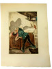 Curiosa. Lot de 6 Eaux-fortes originales couleurs de André Collot . 