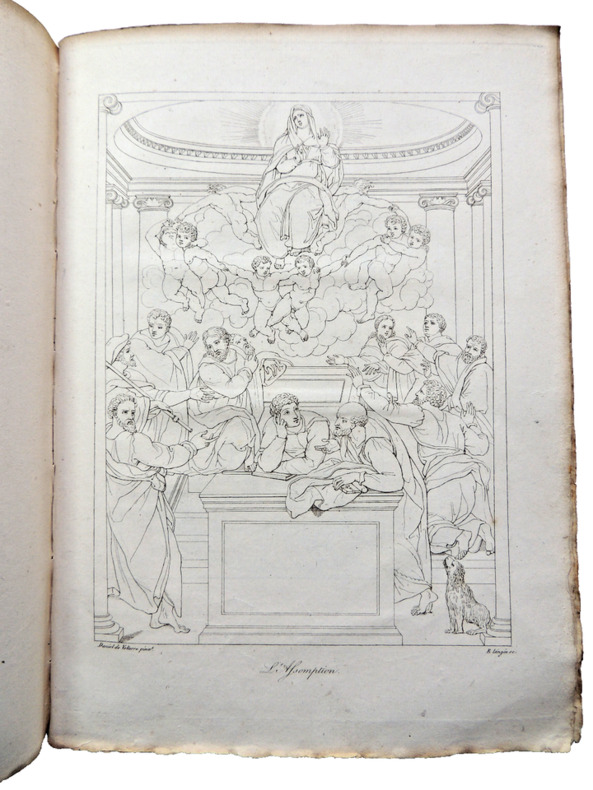 Lot de 6 planches de Daniel Ricciarelli gravées au trait par Soyers. 