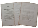 Lot de 17 planches de Michel -Ange Buonarotti gravées au trait par Soyers. 
