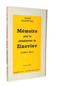 Mémoire pour la réhabilitation de Zinoviev.