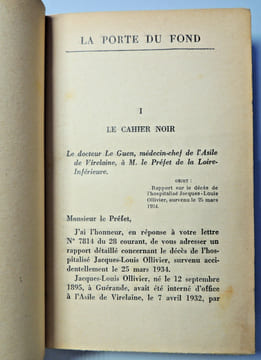 La porte du fond. Pierre Audiat