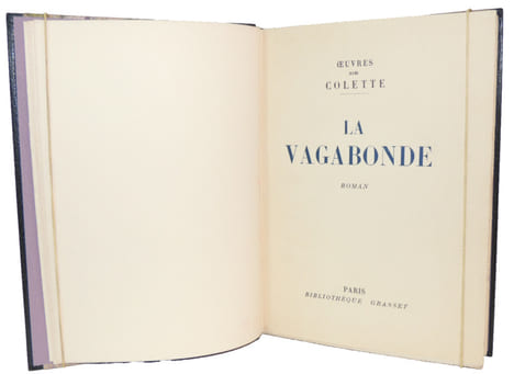 La vagabonde 1/234 sur velin. Colette