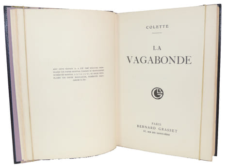 La vagabonde 1/234 sur velin. Colette