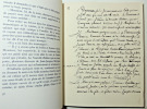 Journal du séjour à Grenoble de J.J Rousseau sous le nom de Renou, établi d'après le manuscrit du fond Français de la Bibliothèque Nationale.. Gaspard ...