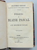 Pensées de Blaise Pascal, avec les notes de Voltaire + Lettres provinciales ( Tomes I et II). Blaise Pascal