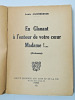 En glanant à l'entour de votre cœur Madame !... Louis Anzemberger