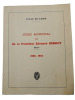 Ville de Lyon. Jubilé municipal de M. le Président Edouard Herriot, Maire 1905-1955. Edouard Herriot
