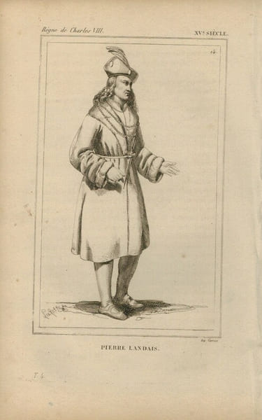 Gravure XVIe si&egrave;cle. Pierre Landais