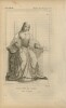 Gravure XVIe siècle. Marguerite de Valois, Reine de Navarre