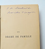 Un drame de famille. 1925. EO ( rare). Marcelle Tinayre