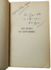 Les roses de septembre. 1956. EO. Andr&eacute; Maurois