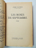 Les roses de septembre. 1956. EO. Andr&eacute; Maurois