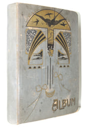 Voyage. Album de 200 cartes postales " Voyage sur les bords du Rhin, 1908 "