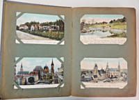 Voyage. Album de 200 cartes postales " Voyage sur les bords du Rhin, 1908 "