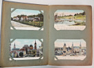 Voyage. Album de 200 cartes postales " Voyage sur les bords du Rhin, 1908 ". 