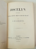 Jocelyn, &eacute;pisode, journal trouv&eacute; chez un cur&eacute; de village.. Alphonse de Lamartine
