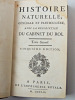 Histoire naturelle g&eacute;n&eacute;rale du Cabinet du Roi. Th&eacute;orie de la Terre. Buffon