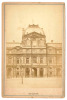 Vintage. Originale photo. Paris. Le Louvre, Pavillon de l'Horloge, vers 1857. 