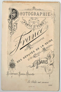 Photographe de la porte Saint Denis, Paris 1888