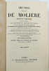 Œuvres compl&egrave;tes de Moli&egrave;re &Eacute;dition variorum collationn&eacute;e. 3/3 vols 1858 . Moli&egrave;re