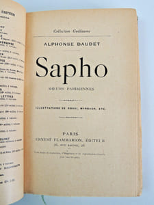 Sapho ( Mœurs Parisiennes ) illustrations de Rossi, Myrbach...