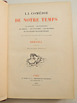 La Comédie de notre temps. Études au crayon et à la plume.. Bertall