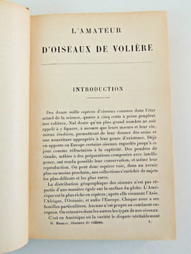 L'Amateur d'Oiseaux de volière. Henri Moreau