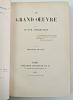 Le grand œuvre. ( roman Parisien). 1879. Victor Cherbuliez