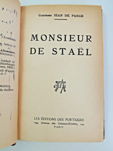 Monsieur de Staël