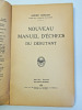 Nouveau manuel d'&eacute;checs du d&eacute;butant. Andr&eacute; Ch&eacute;ron