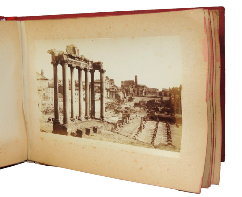 Roma - Album souvenir de vues photographiques Rome, 1880/ 1900.. 