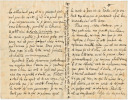 Belle lettre de l'&eacute;crivain journaliste Ars&egrave;ne Alexandre, novembre 1906 +photo. Ars&egrave;ne Alexandre