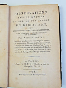 Observations sur la nature et le traitement du rachitisme, ou des courbures de la colonne vertébrale, et de celles des extrémités supérieures et inférieures.