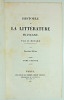 Histoire de la Litt&eacute;rature Fran&ccedil;aise. 4/4 vols. 1854. Nisard
