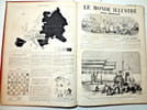 Le Monde illustr&eacute;. Folio reli&eacute; cuir, Janvier &agrave; Juin 1868. 
