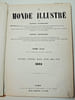 Le Monde illustr&eacute;. Folio reli&eacute; cuir, Janvier &agrave; Juin 1868. 