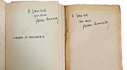 Lot de deux livres de Ga&eacute;tan Bernoville. Lourdes, d&eacute;dicac&eacute;s &agrave; Jean Yole. Ga&eacute;tan Bernoville