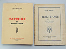 Lot de 4 livres de l'historien Dunkerquois (1901-1978)

Voleurs de gloire- Traditions- R&eacute;volution - Catroux, le M&eacute;diterran&eacute;en.  L&eacute;on Moreel