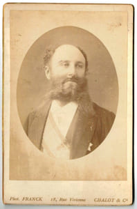 Photo Stéphen-Albert Thirion Montauban ( Diplomate Français) 1860