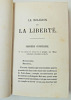 Philosophie Chr&eacute;tienne.La religion et la libert&eacute;. 1865. Abb&eacute; Bautin