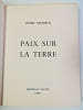 Paix sur la Terre. Henri Chabrol