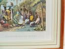 Br&eacute;sil. Lithographie couleur Rugendas. Blanchisseuses &agrave; Rio Janeiro. Johann Moritz Rugendas