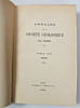 Soci&eacute;t&eacute; g&eacute;ologique du Nord. Annales XXI 1893. 