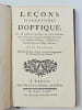 Le&ccedil;ons &eacute;l&eacute;mentaires d’optique, avec figures.. Abb&eacute; de la Caille