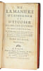 Rollin (Charles). De la mani&egrave;re d'enseigner et d'&eacute;tudier les belles lettres par rapport &agrave; l'esprit & au cœur. . Rollin (Charles)