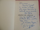 GRAINS DE SAGESSE

envoi de l'auteur adressé à JEAN YOLE . René le Gentil