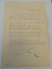 poème autographe " CALVAIRE", pour ceux de la mer, 1905. JULES DE MARTHOLD 