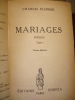 MARIAGES. Charles Plisnier