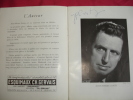 programme  Théâtre " Ambigu 1769-1955 " avec 13 autographes de personnalité du Théâtre, de l'édition... Christian Casadesus