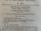 LOT DE 49 BULLETIN DES LOIS DE LA RÉPUBLIQUE FRANÇAISE. 